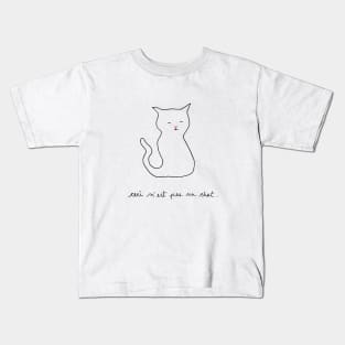 This is not a cat Kids T-Shirt